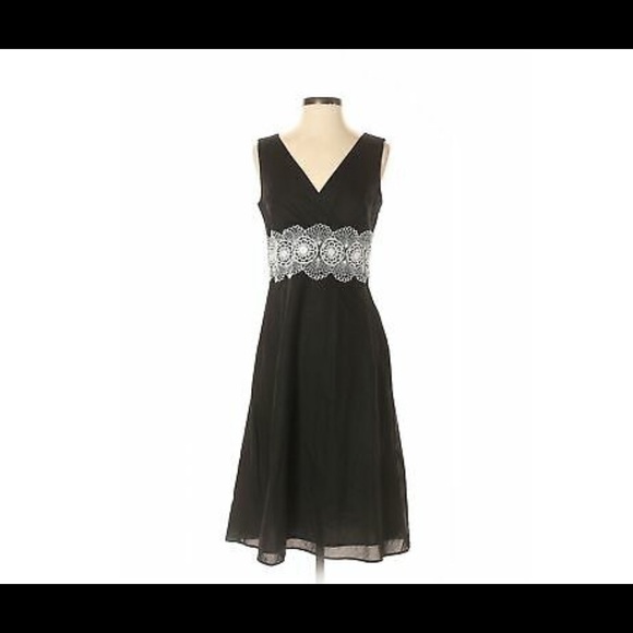 black midi dress size 14